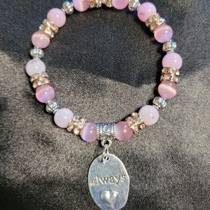 2 for 30 Pink healing stones bracelets